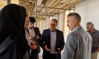 بازدید کریمی کرنق، عضو شورای شهر از کارگاه بلدیه